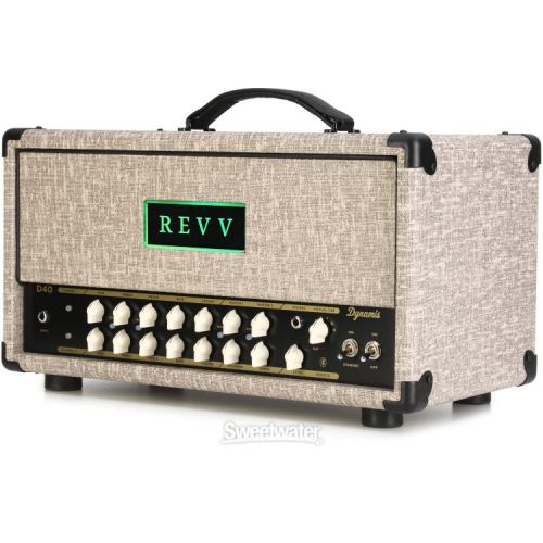  Revv Dynamis D40 2-channel 40/10-watt Tube Amplifier Head - Fawn