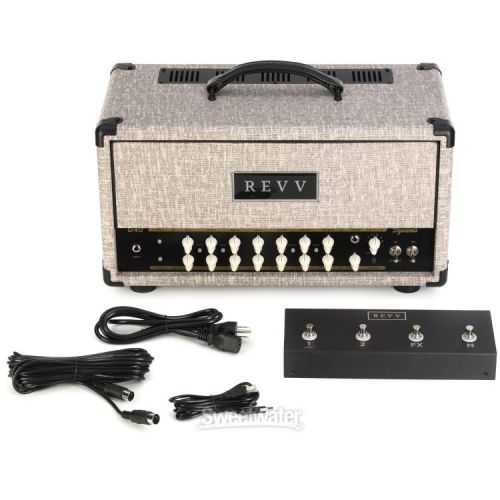  Revv Dynamis D40 2-channel 40/10-watt Tube Amplifier Head - Fawn