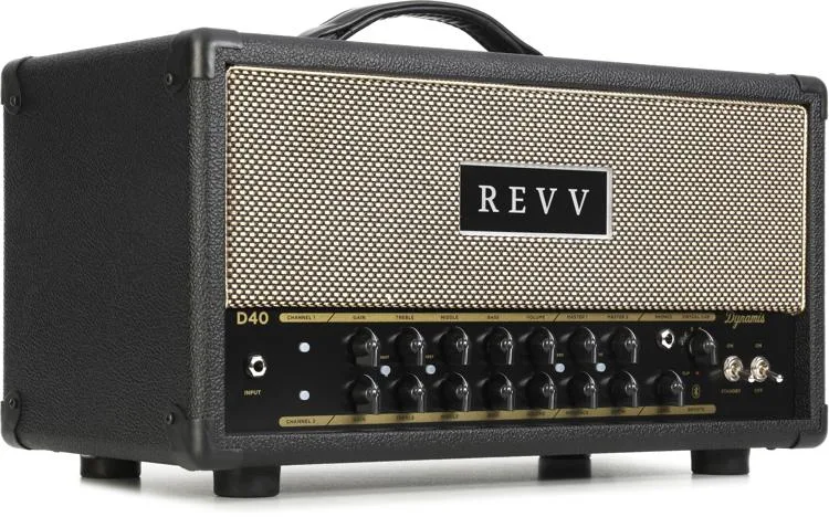 Revv Dynamis D40 2-channel 40/10-watt Tube Amplifier Head