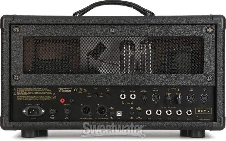  Revv Dynamis D40 2-channel 40/10-watt Tube Amplifier Head