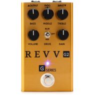 Revv G2 Green Channel Preamp/Overdrive/Distortion Pedal - Gold