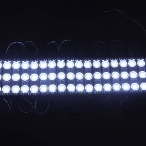  Rextin Super bright 200pcs 2835 3 LED Module White Waterproof Decorative Light for Letter Sign Advertising Signs with Tape Adhesive Backside 3 Years Warranty