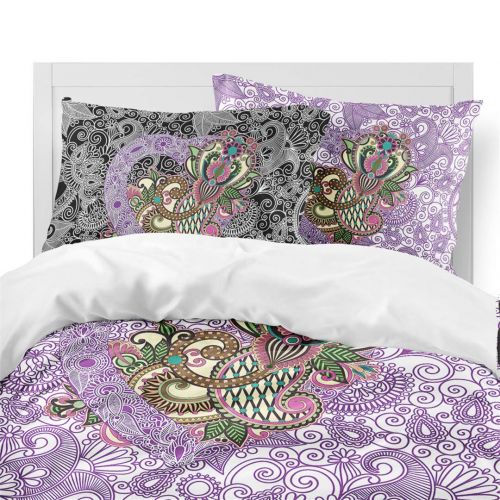  Rhap Duvet Cover Full Size,3 Pieces Romantic Couples Bedding Set,Girls Printed Quilt Cover Set,for Valentines Day Wedding Decorations