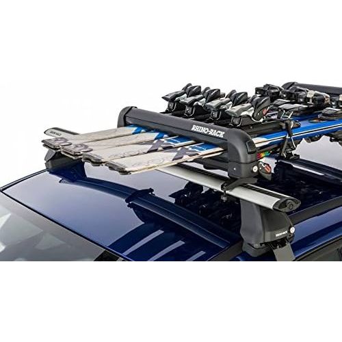  Rhino Rack Roof Racks Rhino Rack Ski Snowboard Carrier 4 Skis or 2 Snowboards 574