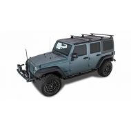 Rhino Rack Roof Racks Rhino Rack 2007-2010 Jeep Wrangler 2011-2018 Wrangler JK 4dr SUV Hard Top Vortex RLT600 Black 3 Bar Rhino-rack Backbone Roof Rack JA6390