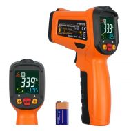Rhinoco Digital Laser Temperature Gun Infrared Thermometer Gun Non-Contact Meat BBQ Cooking Thermometer Gun -58°F~1022°F Large Color Backlit Display with 12 Point Aperture Temperat