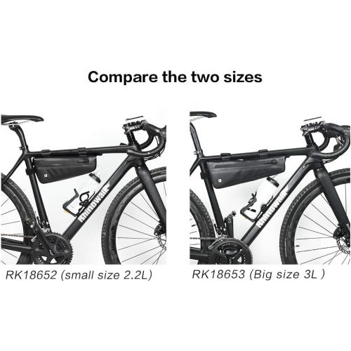  Rhinowalk Bike Bag Bike Frame Bag Waterproof Bike Triangle Bag Bicycle Pouch Under Tube Bag Professional Cycling Accessories