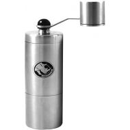 Rhino Coffee Gear Rhinoware Compact Hand Grinder with Adaptor, Stainless Steel