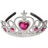 Rhode Island Novelty Tiaras with Heart Stones (12-Pack)