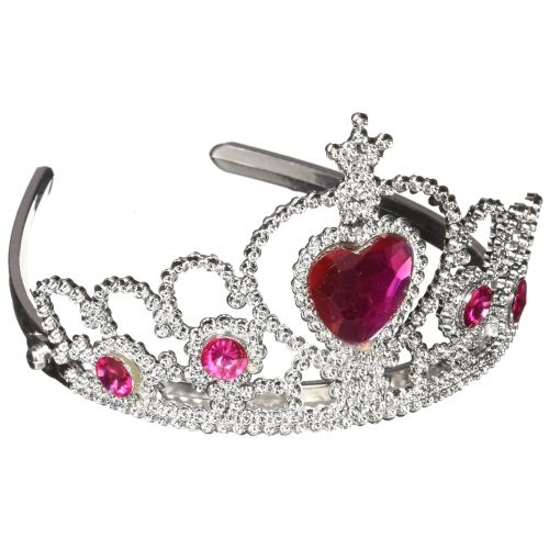  Rhode Island Novelty Tiaras with Heart Stones (12-Pack)
