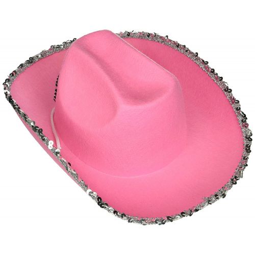  Rhode Island Novelty Child Pink Blinking Tiara Cowboy Hat | One per order