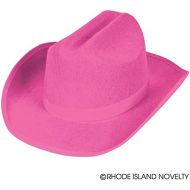 Rhode Island Novelty Child Sized Felt Cowboy Hat Pink, 1 per Order