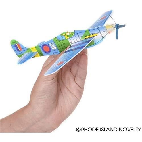  [아마존베스트]Rhode Island Novelty Foam 8 Flying Glider Planes | 48 Piece Assortment