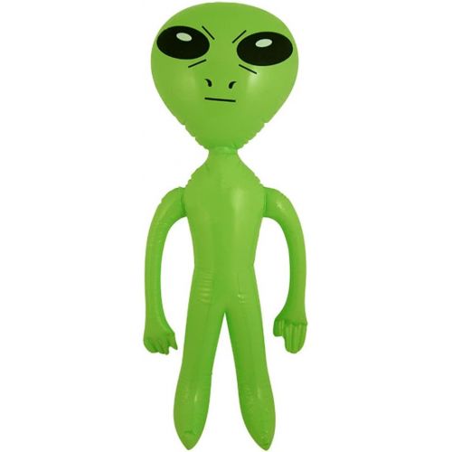  할로윈 용품Rhode Island Novelty 2 Green Inflatable Martian Alien Prop Toy Decoration