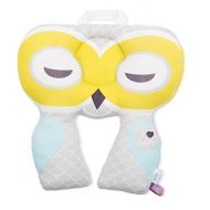 [아마존베스트]Rhoost Toddler Travel Buddy Neck Rest. Head Support for Kids on Car & Airplane Journeys. Fun Koala or Owl Design with Pockets & Name Badge