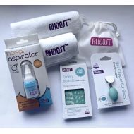 Rhoost Infant Bathing and Health Gift Set (17-pieces) - Nail Clipper, Emery Boards, Nasal Aspirator, Cleaning Brush, Carry Bag, and Ultrasoft Washcloths