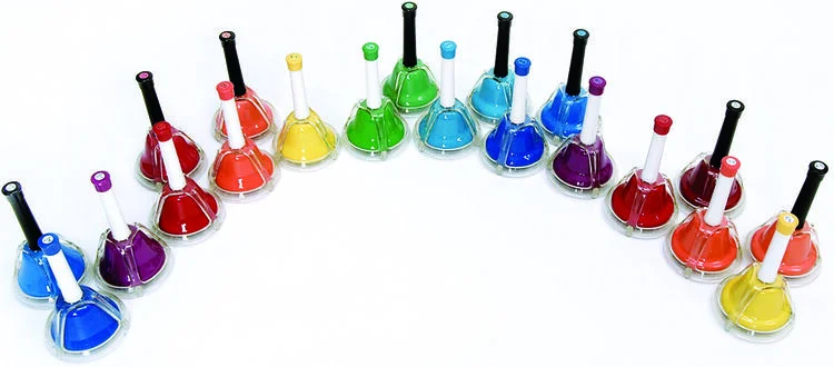  Rhythm Band RB117EX KidsPlay 20-note Combined Hand/Desk Bell Set