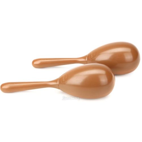  Rhythm Band RB1208 Full Sized Plastic Maracas - Brown