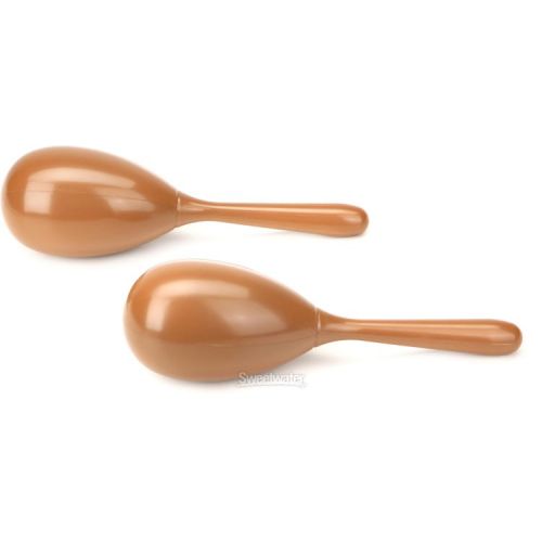  Rhythm Band RB1208 Full Sized Plastic Maracas - Brown