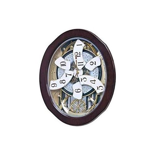  Rhythm Clocks Woodgrain Marvelous Magic Motion Clock