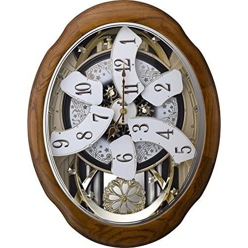  Rhythm Clocks Woodgrain Marvelous Magic Motion Clock