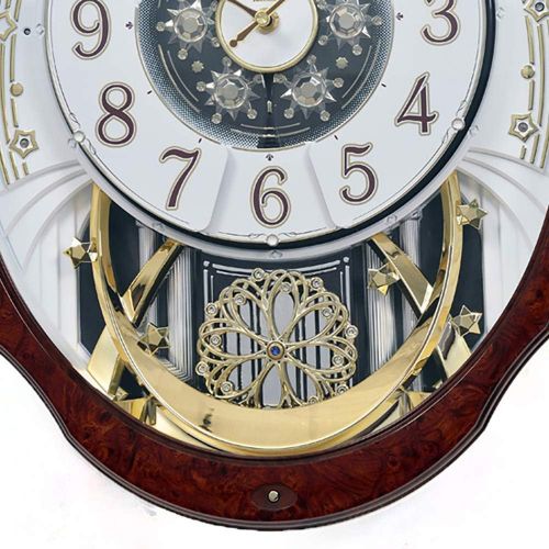  Rhythm Clocks Woodgrain Marvelous Magic Motion Clock