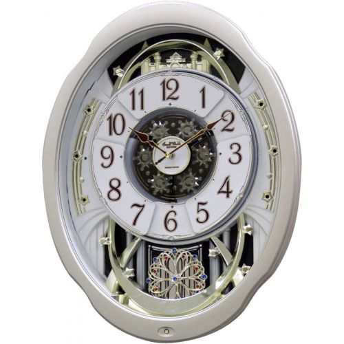  Rhythm Clocks Woodgrain Marvelous Magic Motion Clock