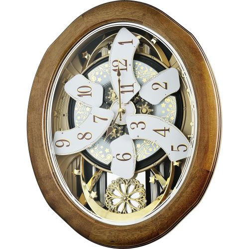  Rhythm Clocks Woodgrain Marvelous Magic Motion Clock