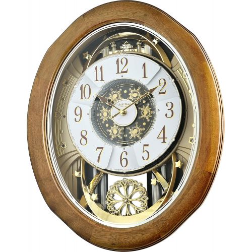  Rhythm Clocks Woodgrain Marvelous Magic Motion Clock