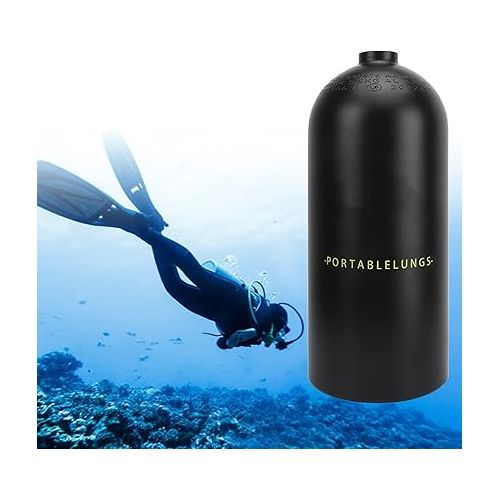  RiToEasysports DIDEEP Scuba Tank Diving Gear, 3L 30?50 Minutes Aviation Aluminum Scuba Tank Oxygen Cylinder for Diver