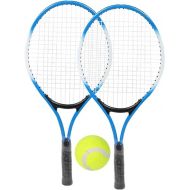 Children Tennis Racket, Iron Alloy Children Tennis Racket Beginner Practice Racquet Accessory with Ball and Carry Bag