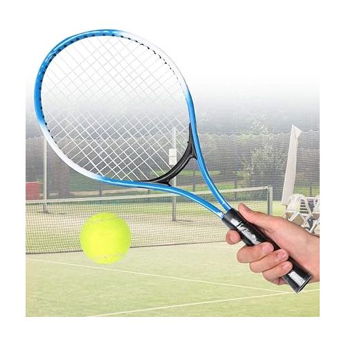  Children Tennis Racket, Iron Alloy Children Tennis Racket Beginner Practice Racquet Accessory with Ball and Carry Bag