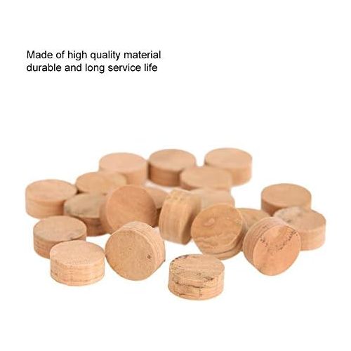  [아마존베스트]RiToEasysports Trumpet Cork Pads, 20 Pieces, 9.5 mm Trumpet Trombone Repair Cork Pads Parts Musical Instrument Accessories