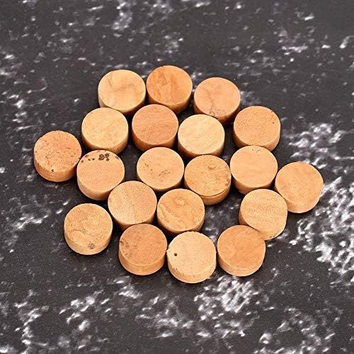  [아마존베스트]RiToEasysports Trumpet Cork Pads, 20 Pieces, 9.5 mm Trumpet Trombone Repair Cork Pads Parts Musical Instrument Accessories