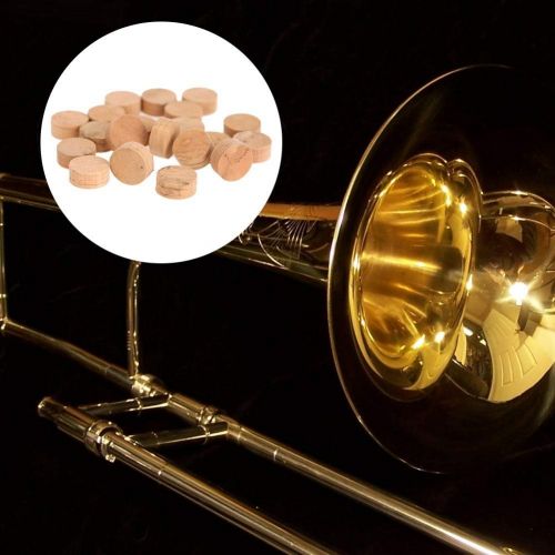  [아마존베스트]RiToEasysports Trumpet Cork Pads, 20 Pieces, 9.5 mm Trumpet Trombone Repair Cork Pads Parts Musical Instrument Accessories