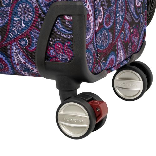  Ricardo Beverly Hills Mar Vista 2.0 21-inch Carry-on Spinner, Midnight Paisley