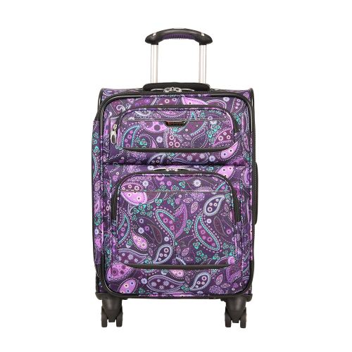  Ricardo Beverly Hills Mar Vista 20-Inch 4 Wheel Expandable Wheelaboard, Purple Paisley, One Size