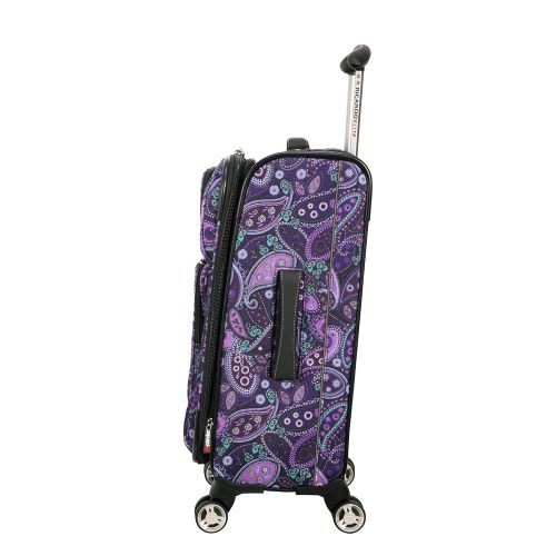  Ricardo Beverly Hills Mar Vista 20-Inch 4 Wheel Expandable Wheelaboard, Purple Paisley, One Size