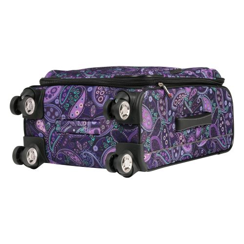  Ricardo Beverly Hills Mar Vista 20-Inch 4 Wheel Expandable Wheelaboard, Purple Paisley, One Size