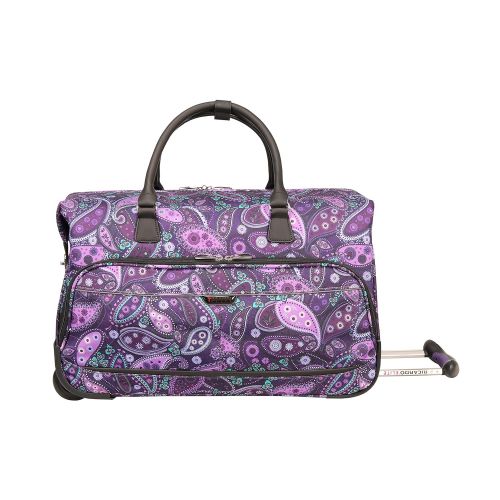  Ricardo Beverly Hills Mar Vista 2 Wheel City Rolling Duffel, Purple Paisley