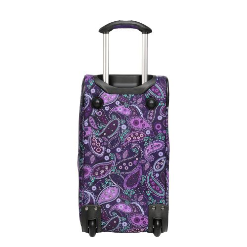  Ricardo Beverly Hills Mar Vista 2 Wheel City Rolling Duffel, Purple Paisley