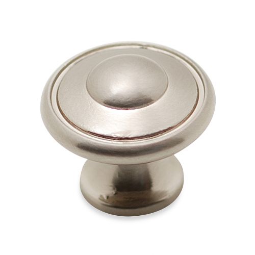  Richelieu Satin Round Knob in Brushed Nickel