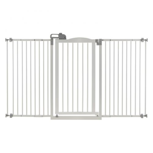  Richell Tall One-Touch Pressure Mounted Pet Gate II Autumn Matte 32.1 - 36.4 x 2 x 38.4