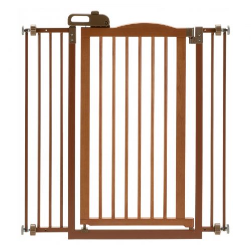  Richell Tall One-Touch Pressure Mounted Pet Gate II Autumn Matte 32.1 - 36.4 x 2 x 38.4