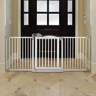 Richell One-Touch Wide Pressure Mounted Pet Gate II White