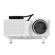 LED Mini Projector, Richer-R Portable Mini Projector Multimedia Home Theater Video Projector 1080P Supported, Easily Connected to TV box, Laptop, Desktop Computer, Digital Camera a