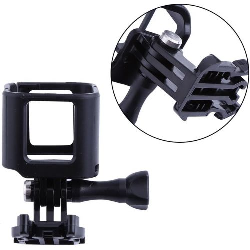  Richer-R Case for GoPro Hero 4 Session,Low Profile Frame Housing Mount Protective Case Cover for GoPro Hero 4 Session, Adjust 180 Degree, Easy to Install and Remove