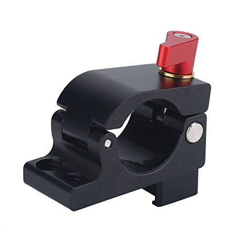  Richer-R Rod Clamp Holder, Aluminum Alloy 25mm-27mm Light Mount Stand Bracket for DJI Ronin-M Feiyu Zhiyun Feiyu Monitor Accessory