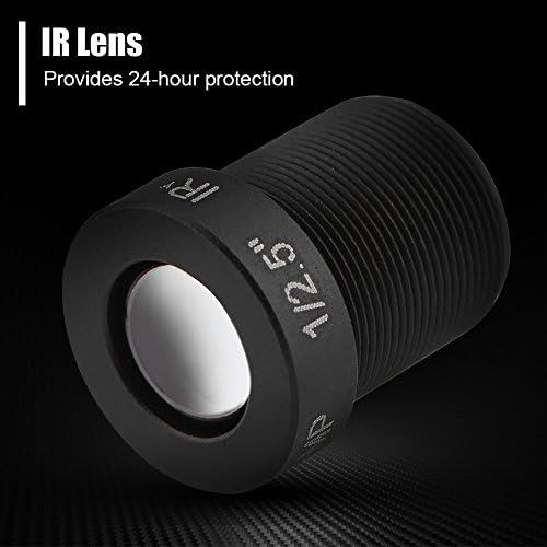  [아마존베스트]Richer R 8mm IR CCTV Camera Lens 1/2.5Inch Mount HD 5MP IP Camera Lens Lens Lens Lens CCTV Security Camera Lens for m12x0,5CCTV Camera Black