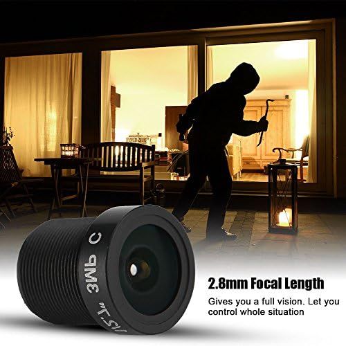  [아마존베스트]Richer R 2.8mm CCTV Lens Vision 3MP IP Camera Full HD 1080p IR Night Vision Lens Mini CCTV Camera Lens m12x0,5Safety Lens For CCD/CMOS 1/2.1/2.5,1/3Lenses